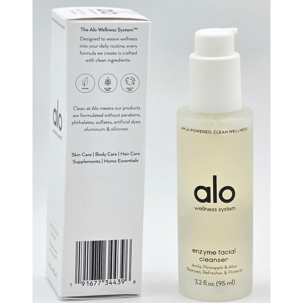 ALO GLOW SYSTEM Enzyme Facial Cleanser 3.2oz/ 95mL -NIB - Picture 5 of 5